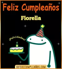 GIF Flork meme Cumpleaños Fiorella